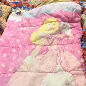 barbie sleeping bag